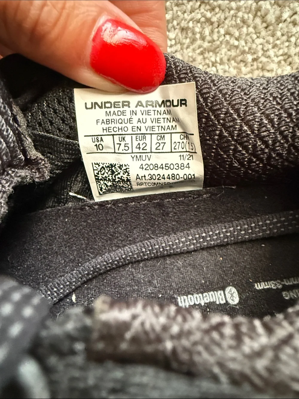 Under Armour breathable knit